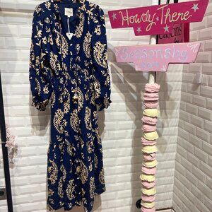 Paisley Print Midi Dress - K0580